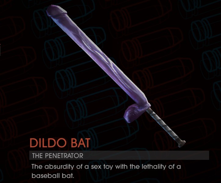 Baseball bat dildo