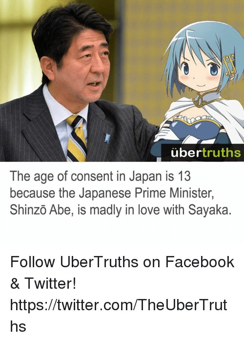 Japan meme in of consent age Is it