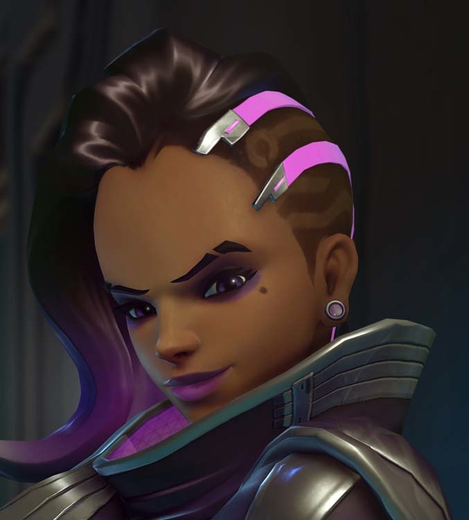 2 10 Forehead Too Small Added By Futaprincess At I Drew Some Sombra Fanart