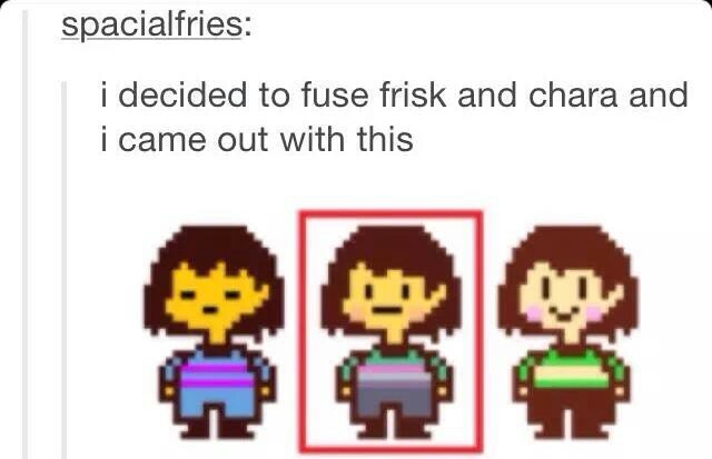 Chara And Frisk It S Undertale Added By Homestuckxplain At The True Origins Of Chisk