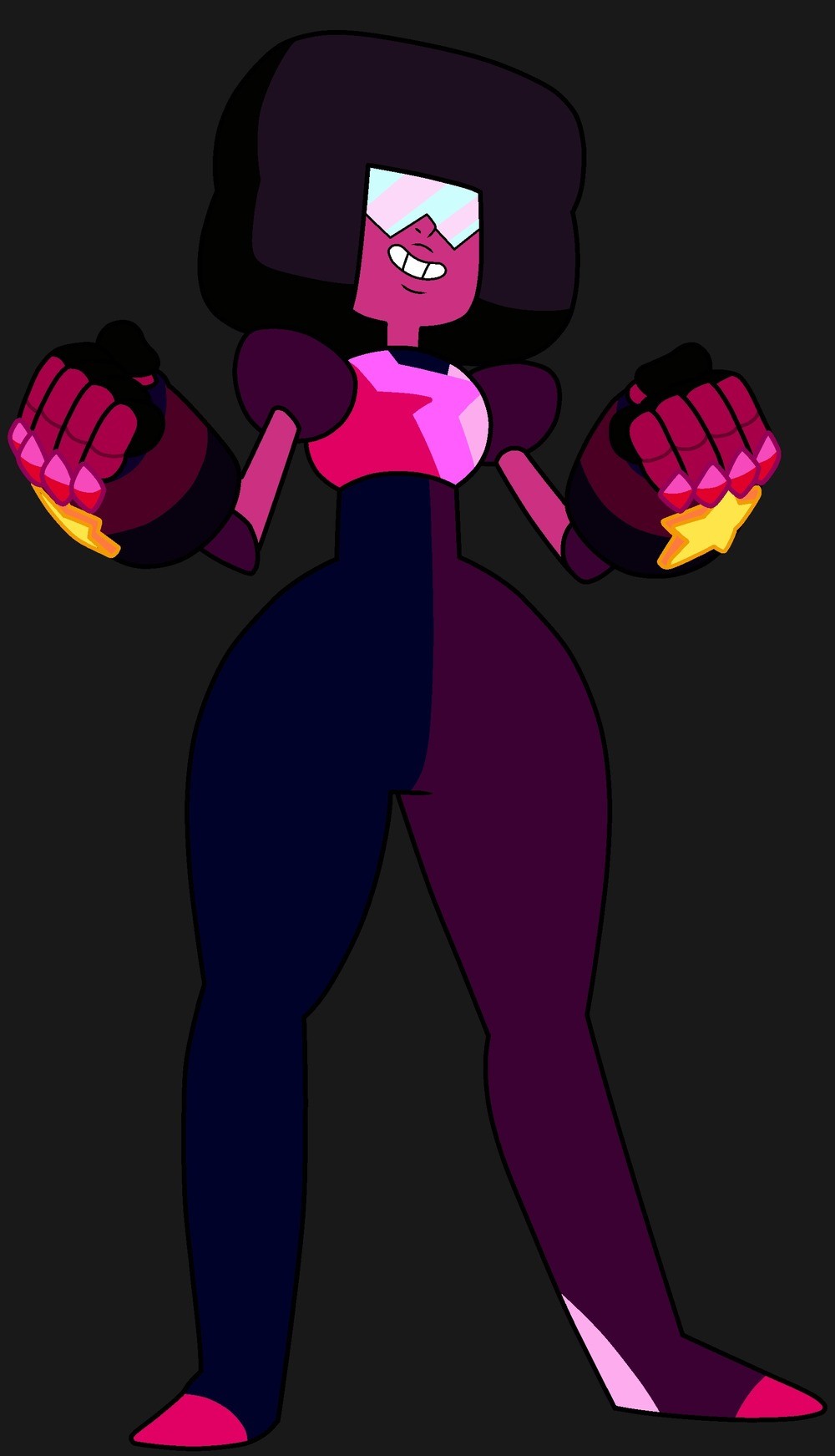 eeing into the future is best described the way garnet had. she see's,...