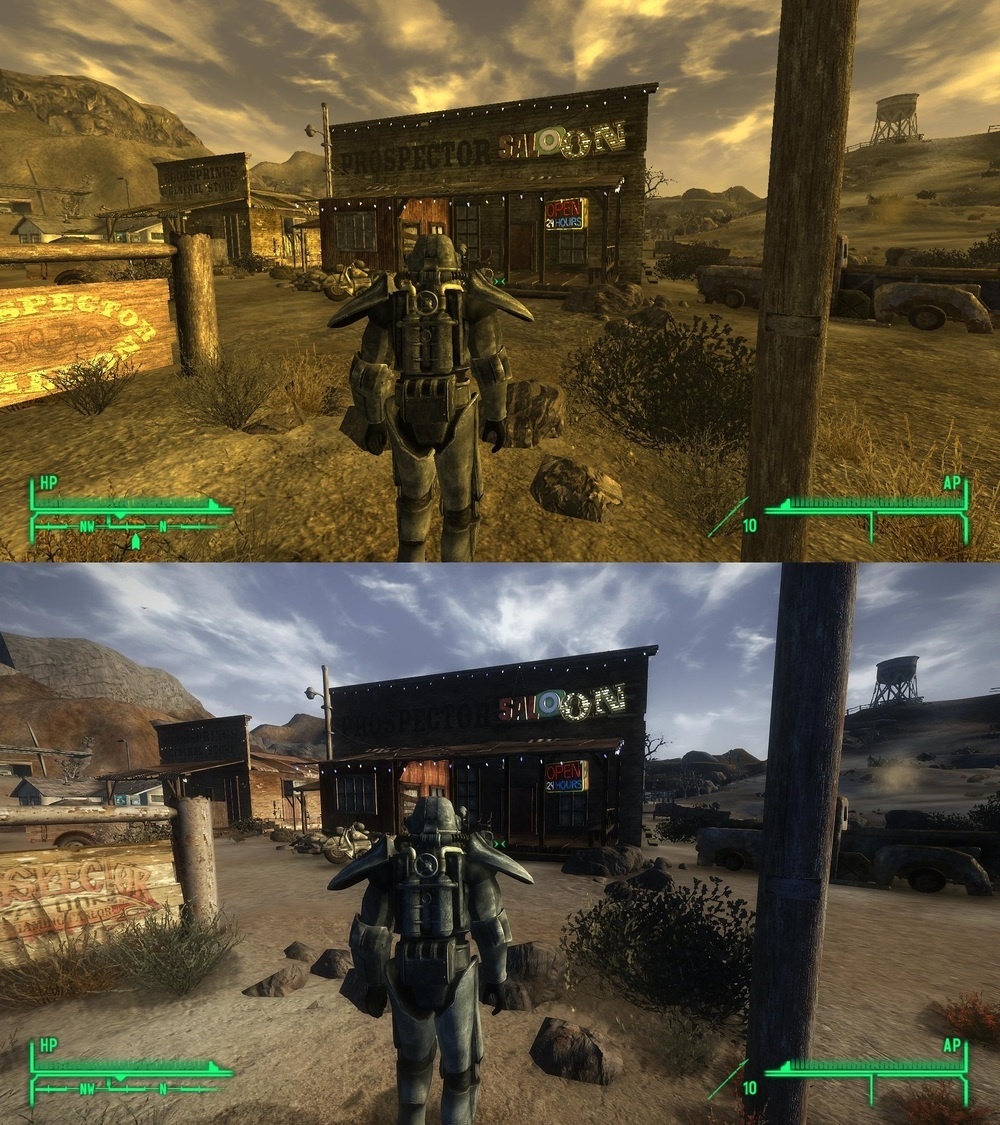 Fallout 3 Was Nothing But Green Filter New Vegas Was