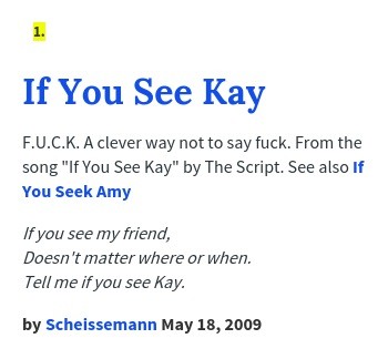 If you seek amy meaning