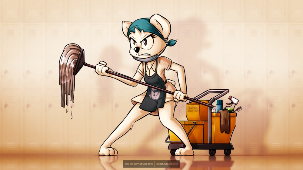 I`m going to clean the floor with you 