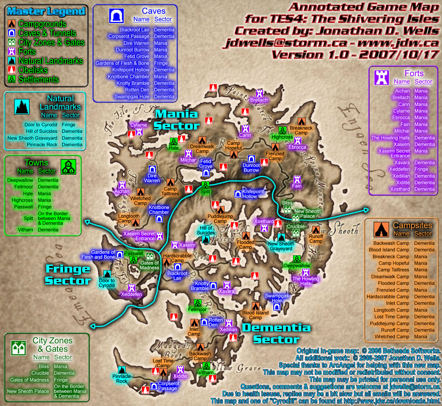 The Biggest Dlc Map Was The Shivering Isles If I Added By Plantain At Somebody Call Nick