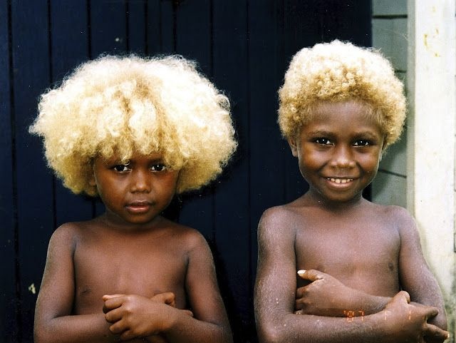 Black People With Naturally Blonde Hair An Extreme Rarity