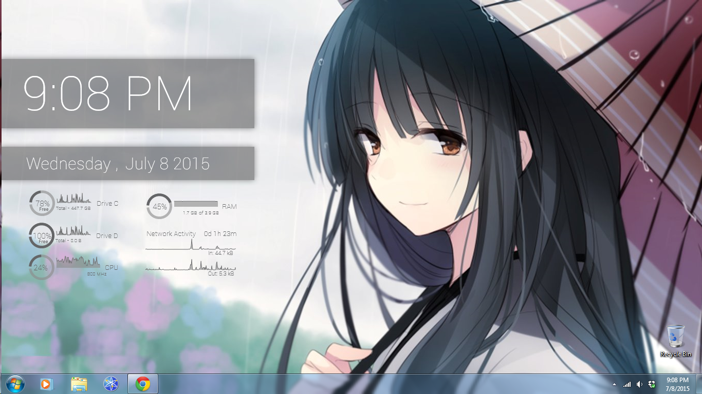 Anime Wallpaper Rainmeter - Top Anime Wallpaper