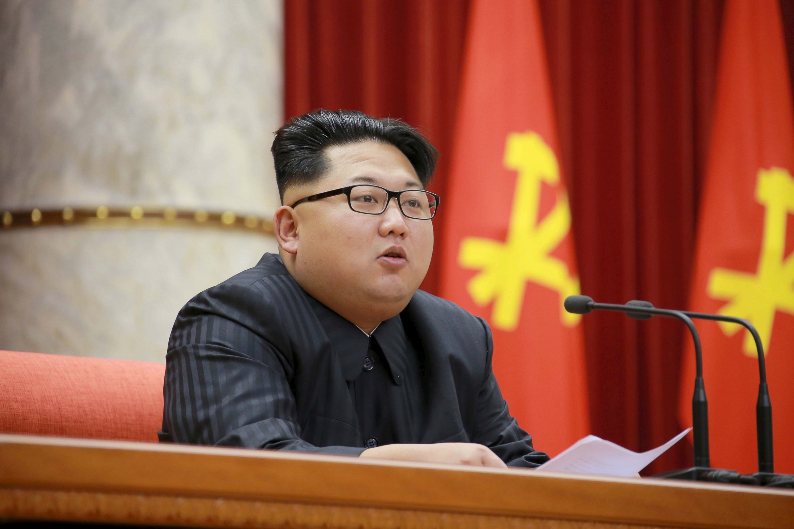 Pictures Of Kim Jong Un Wearing A Black Suit And 143263295 Added