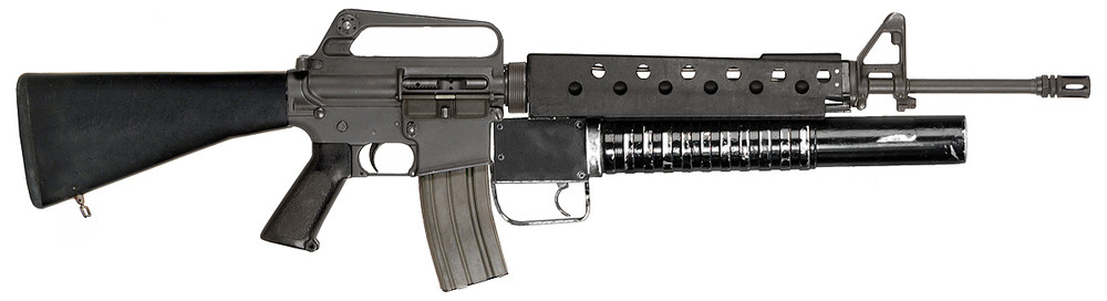 That Classic M16 With Grenade Launcher Heat Shield The Perfect.