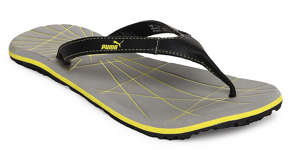 puma flip flops myntra