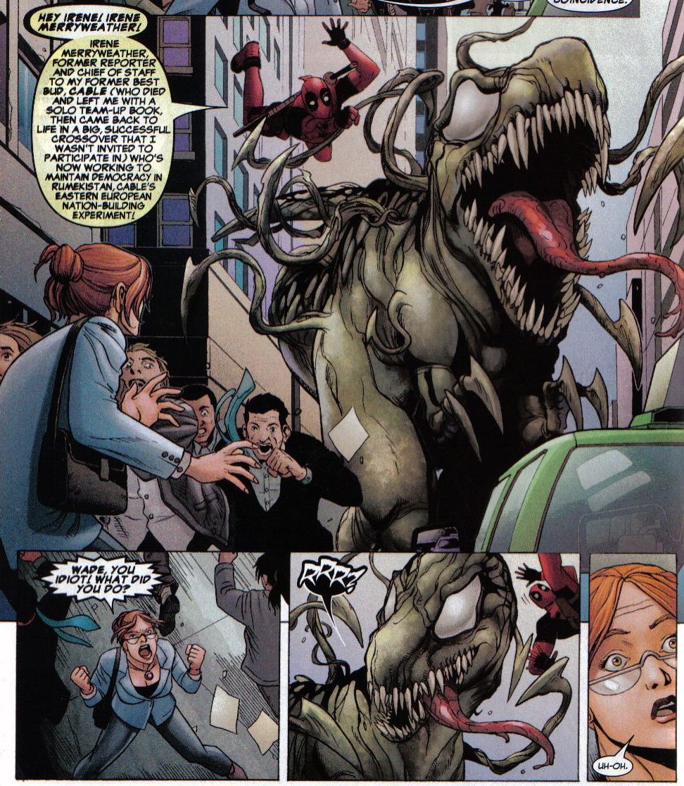 You Forgot Teh Time Deadpool Teleported Dinosaurs From The Savage